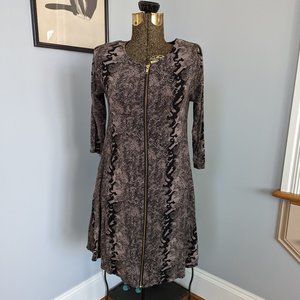 Bel Kazan Snake Print Dress